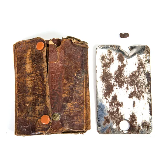 Shaving kit, circa 1914.