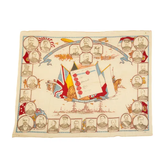Souvenir cloth, 1914-18.
