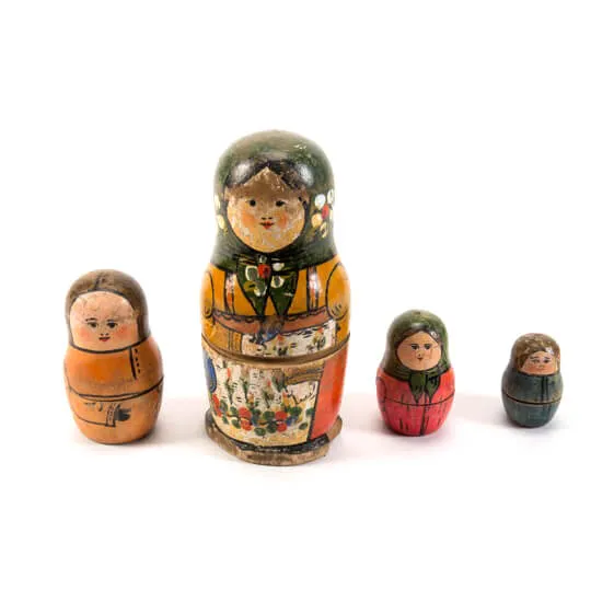 Russian dolls, pre-1917.