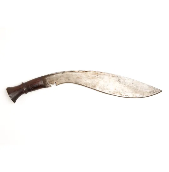 Kukri knife and scabbard, pre-1915.