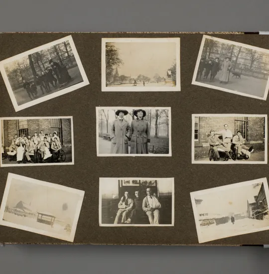 Scenes from France where Nancy Marion Robertson served as a nurse from 1916.
