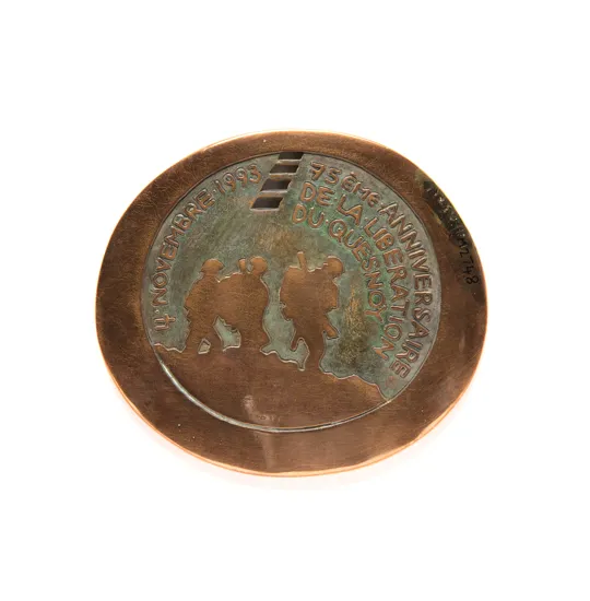 Bronze commemorative medal, 1993.