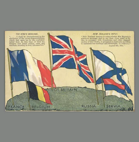 The King's Message; New Zealand's Reply.