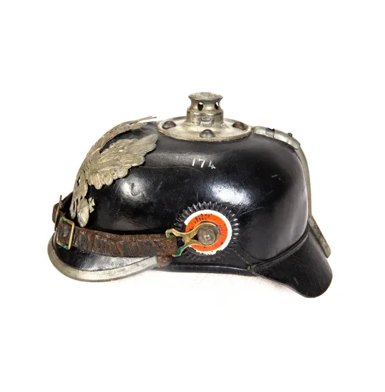 Prussian pickelhaube, 1914.