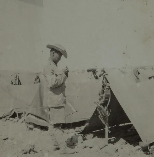 Gurkha Indian troop.
