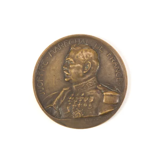 Commemorative medal, circa 1914.