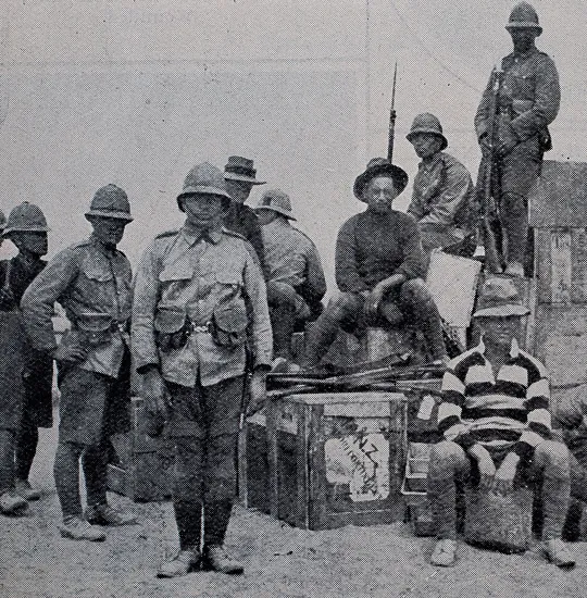 Arrival of the Maori Contingent in Egypt.