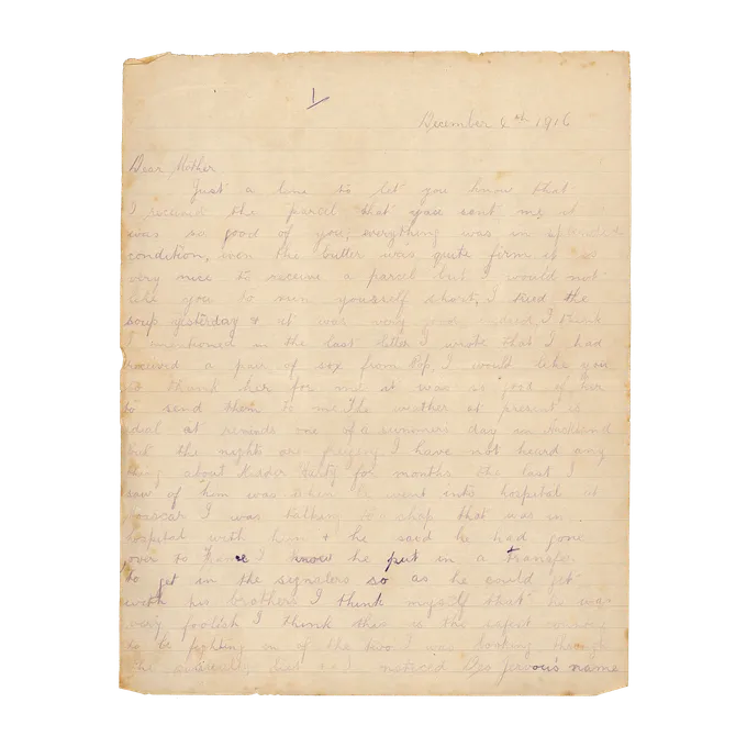 Page 1 of this letter