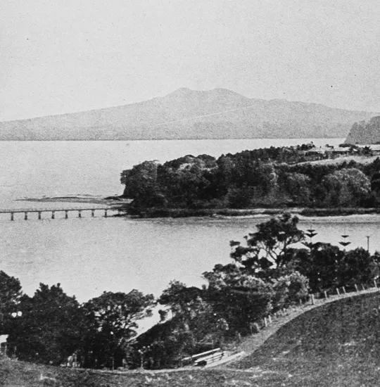 Motuihe Island where Count von Luckner and other German prisoners were interned during the war.
