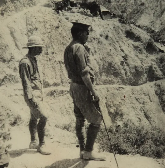 Colonel Andrew Russell, Commander of the New Zealand Mounted Rifle Brigade.